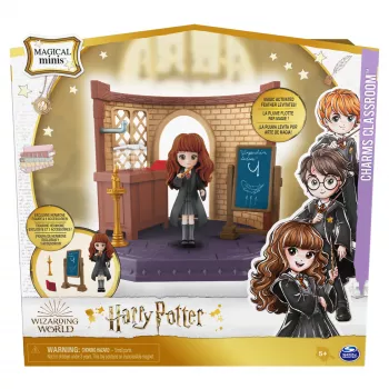 Wizarding World Harry Potter, Magical Minis Kerų klasė su išskirtine Hermione Granger figūrėle ir priedais, vaikų žaislai nuo 5 metų