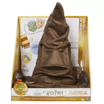 Wizarding World Haris Poteris, Kalbanti Rūšiavimo Skrybėlė su 15 frazių vaidybiniam žaidimui, žaislas vaikams nuo 5 metų