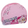 „Zoobles“ šokių studijos kelių paketų žaidimo rinkinys ir laikymo dėklas su 3 išskirtinėmis transformuojamomis kolekcionuojamomis figūrėlėmis, žaislai mergaitėms nuo 5 metų
