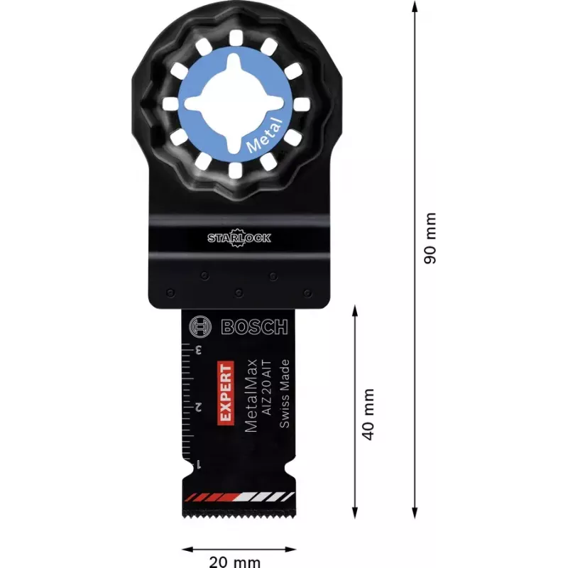 Bosch 2 608 900 012 daugiafunkcinio įrankio priedas Giluminio pjovimo geležtė