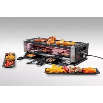 Unold 48730 rakletės grilis 8 asm. 1200 W juoda, nerūdijantis plienas