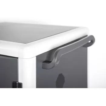 DIGITUS įkrovimo vežimėlis 15,6 col. USB-C 30 įkrovimo bazės PDU ventiliatorius 1260 x 824 x 650 mm