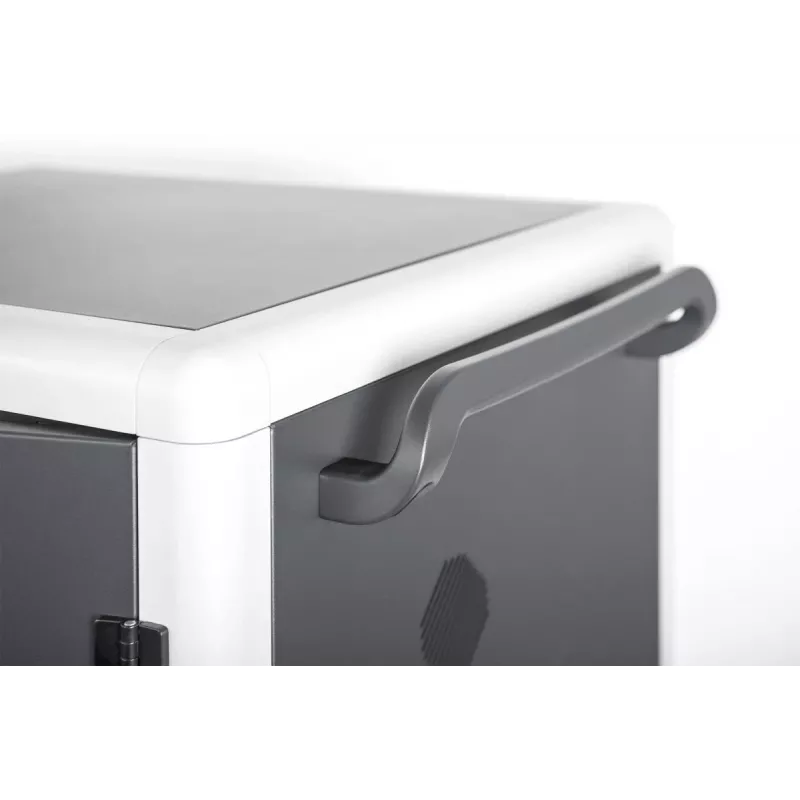 DIGITUS įkrovimo vežimėlis 15,6 col. USB-C 30 įkrovimo bazės PDU ventiliatorius 1260 x 824 x 650 mm