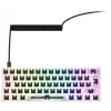 Kompaktiška 60 % laidinė klaviatūra Sharkoon SKILLER SGK50 S4 — QWERTY vokiškas išdėstymas, RGB apšvietimas, USB, 1,5 m kabelis, balta