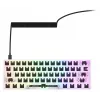 Kompaktiška 60 % laidinė klaviatūra Sharkoon SKILLER SGK50 S4 — QWERTY vokiškas išdėstymas, RGB apšvietimas, USB, 1,5 m kabelis, balta