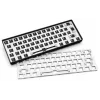 Mechaninė kompaktiška 60% klaviatūra Sharkoon SKILLER SGK50 S4 — laidinė USB, QWERTY vokiškas išdėstymas, RGB apšvietimas, 1,5 m laidas, juoda