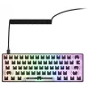 Mechaninė kompaktiška 60% klaviatūra Sharkoon SKILLER SGK50 S4 — laidinė USB, QWERTY vokiškas išdėstymas, RGB apšvietimas, 1,5 m laidas, juoda