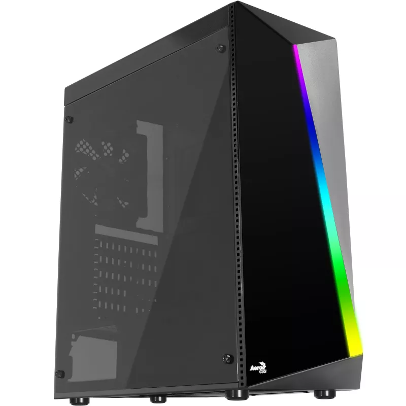 Aerocool Shard Midi Tower juoda