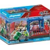 Playmobil krovinių sandėlio rinkinys PLAYMOBIL 70773 su pakrovimo doku ir šakiniu krautuvu
