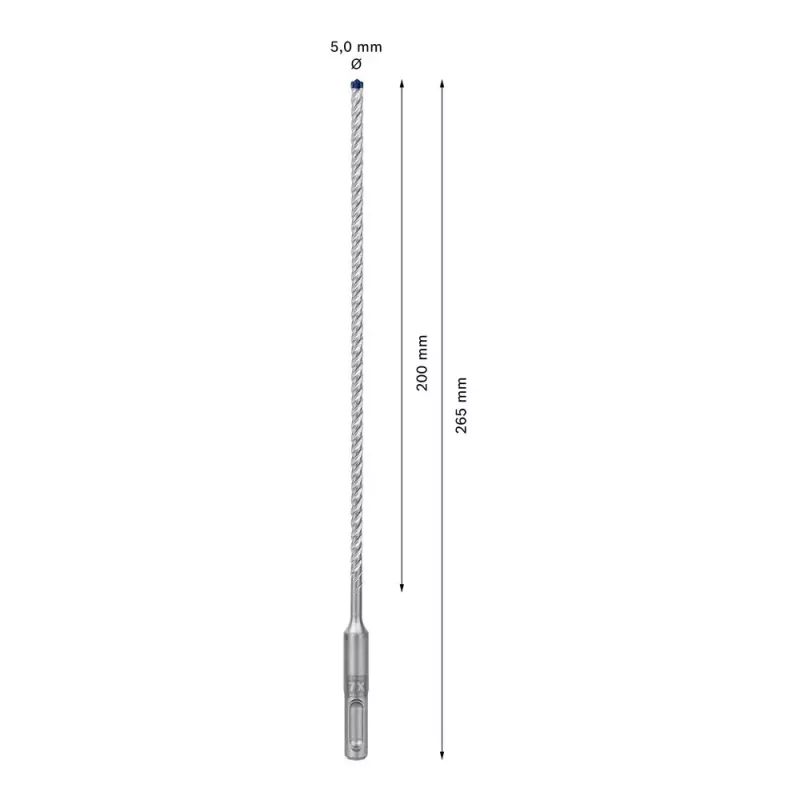Grąžtas Bosch SDS plus-7X 5 mm 265 mm