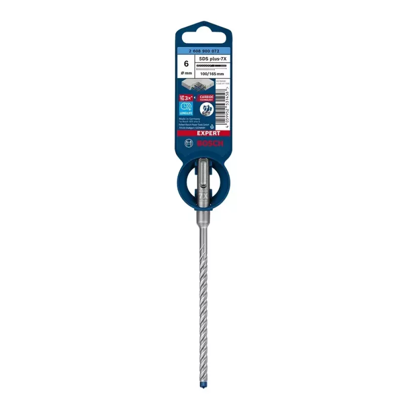 Grąžtas Bosch SDS plus-7X 6 mm 165 mm