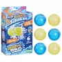 Vandens balionai HASBRO Nerf Super Soaker Hydro Balls — įmontuota vandens talpa, 6 vnt., plastikiniai, mėlyni/geltoni, amžius 6+