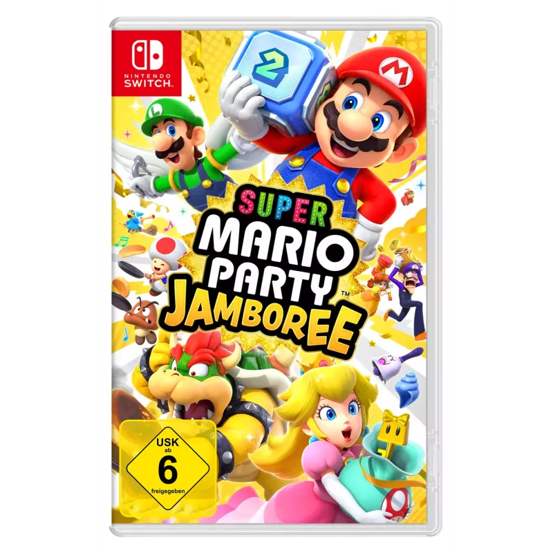 Nintendo Super Mario Party Jamboree, Nintendo Switch, kelių žaidėjų režimas, E (Visiems), fizinė laikmena