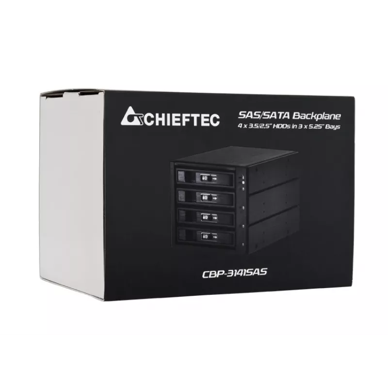 Chieftec CBP-3141SAS diskų skyriaus skydelis Juoda
