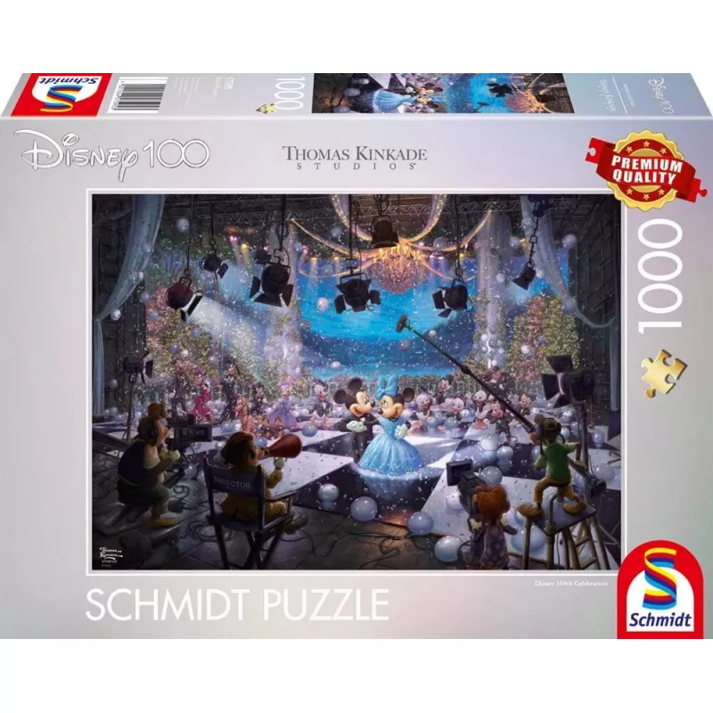 Dėlionė Schmidt Spiele Disney 100th Celebration 1000 vnt. Animaciniai filmukai