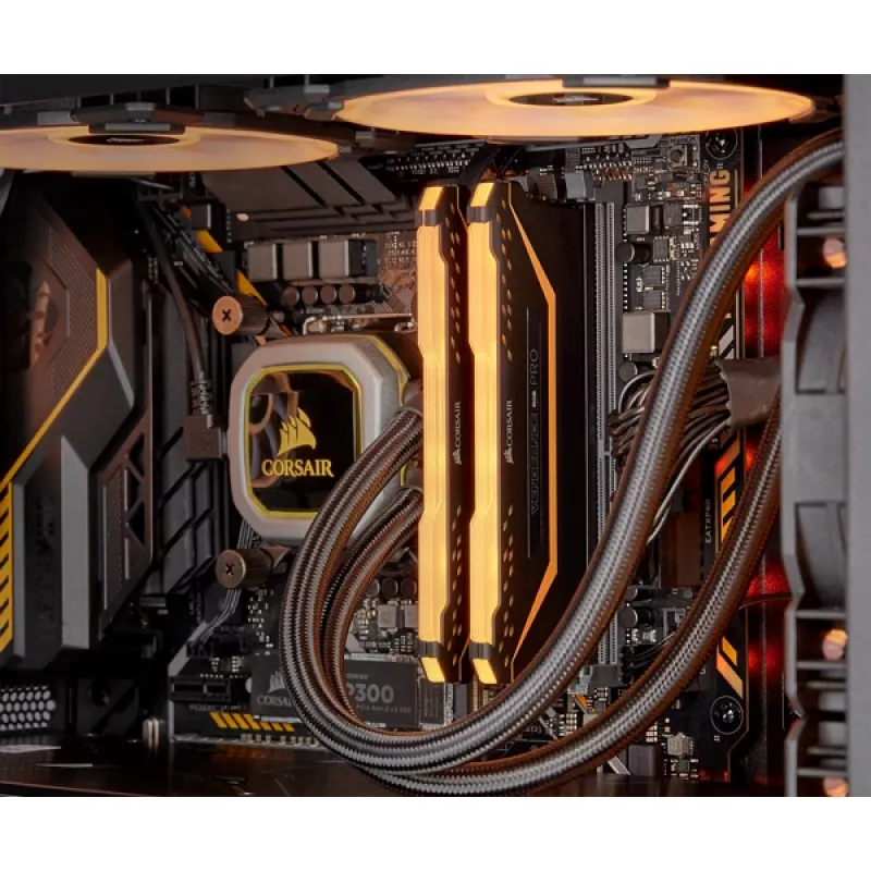CORSAIR atmintis 32 GB DDR4 3200 MHz 2x16 GB C16 - juoda