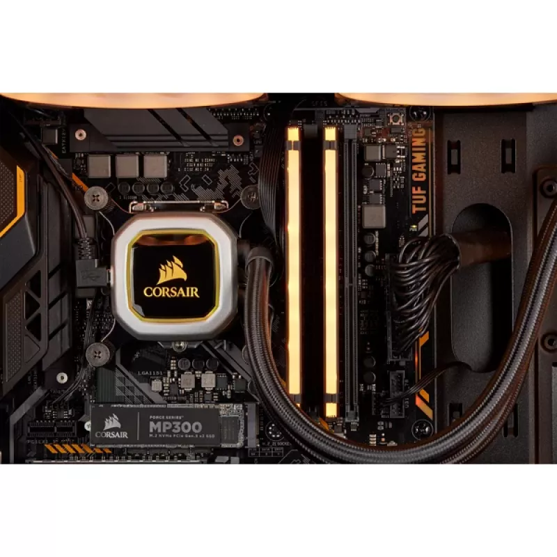 CORSAIR atmintis 32 GB DDR4 3200 MHz 2x16 GB C16 - juoda