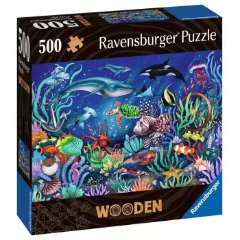 Dėlionė Ravensburger 17515 500 vnt. Gyvūnai po vandeniu