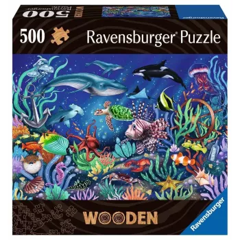 Dėlionė Ravensburger 17515 500 vnt. Gyvūnai po vandeniu