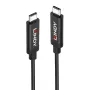 Lindy 5 m aktyvus USB 3.2 Gen 2 C/C laidas, 5 m, USB C, USB C, USB 3.2 Gen 2 (3.1 Gen 2), 10 Gbit/s, juodas