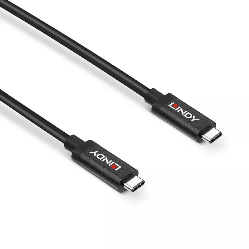 Lindy 5 m aktyvus USB 3.2 Gen 2 C/C laidas, 5 m, USB C, USB C, USB 3.2 Gen 2 (3.1 Gen 2), 10 Gbit/s, juodas