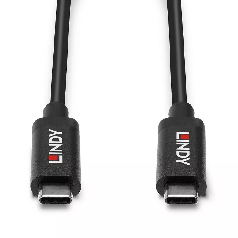 Lindy 5 m aktyvus USB 3.2 Gen 2 C/C laidas, 5 m, USB C, USB C, USB 3.2 Gen 2 (3.1 Gen 2), 10 Gbit/s, juodas