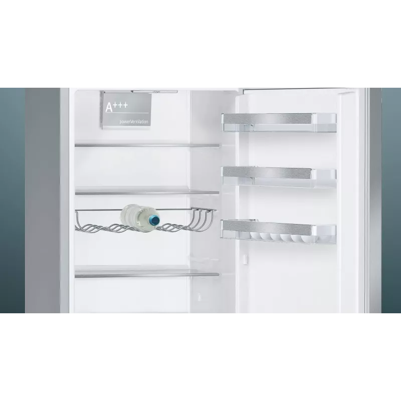 “Siemens iQ500 KG39EAICA” šaldytuvas-šaldiklis, laisvai pastatomas, 343 l, sidabrinės spalvos