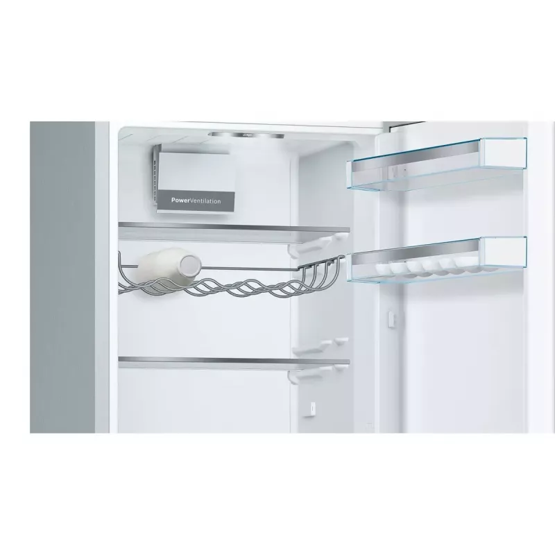 Bosch Serie 6 KGE36AICA šaldytuvas-šaldiklis laisvai pastatomas 308 L nerūdijantis plienas