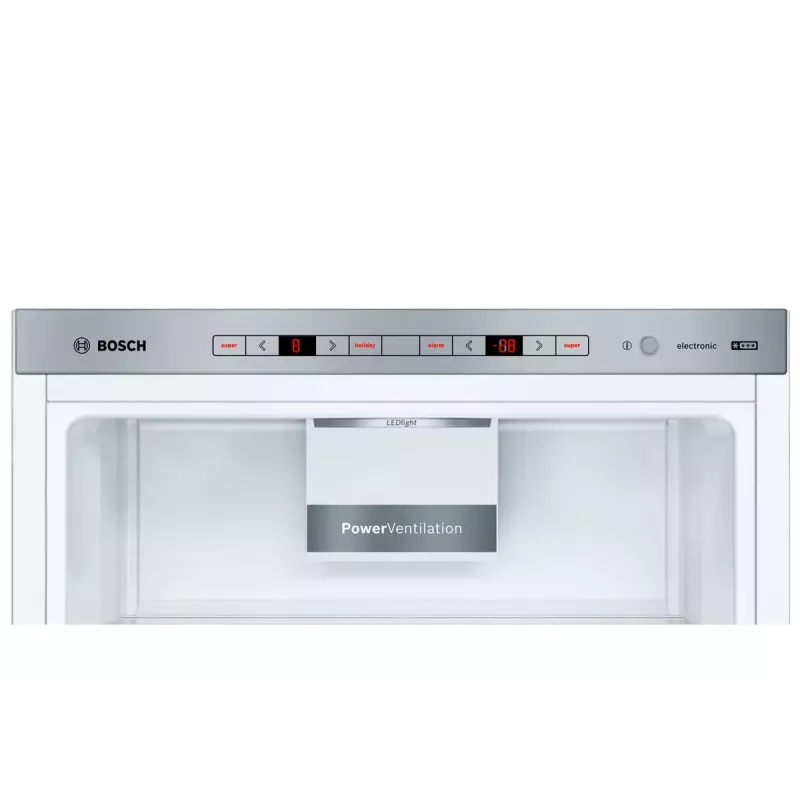 Bosch Serie 6 KGE36AICA šaldytuvas-šaldiklis laisvai pastatomas 308 L nerūdijantis plienas