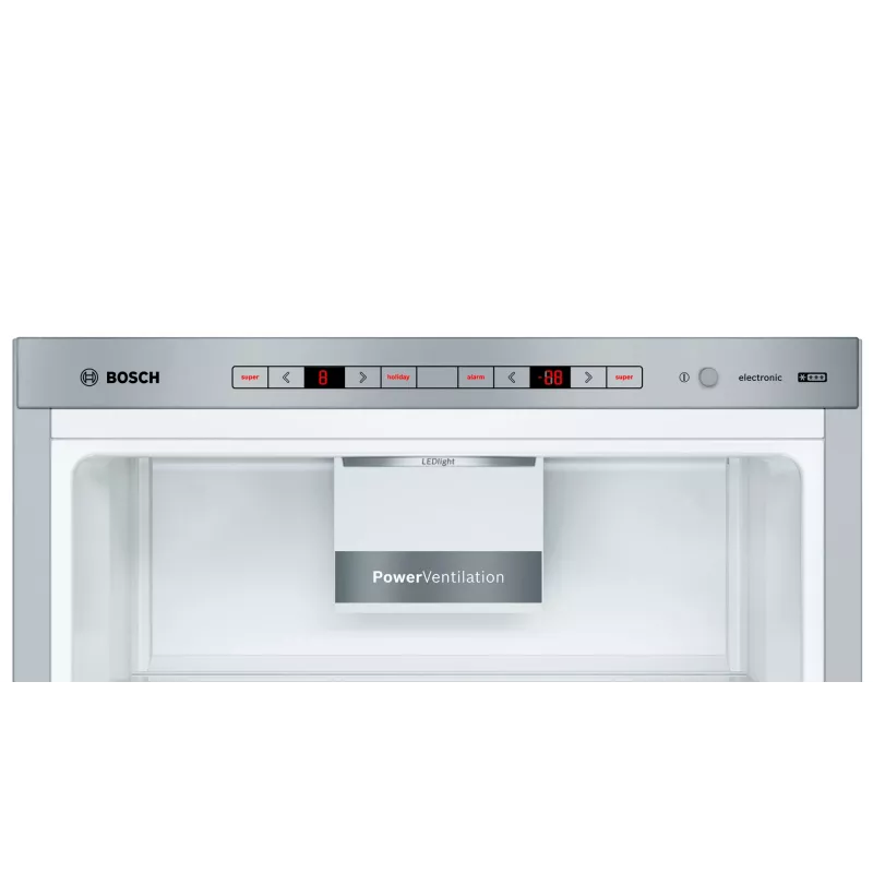 Bosch Serie 6 KGE39ALCA šaldytuvas-šaldiklis, laisvai pastatomas, 343 L, nerūdijantis plienas