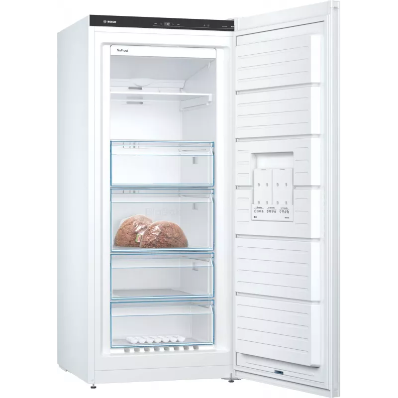 Bosch Serie 6 GSN51DWDP šaldiklis Vertikalus šaldiklis Laisvai stovintis 290 L Balta