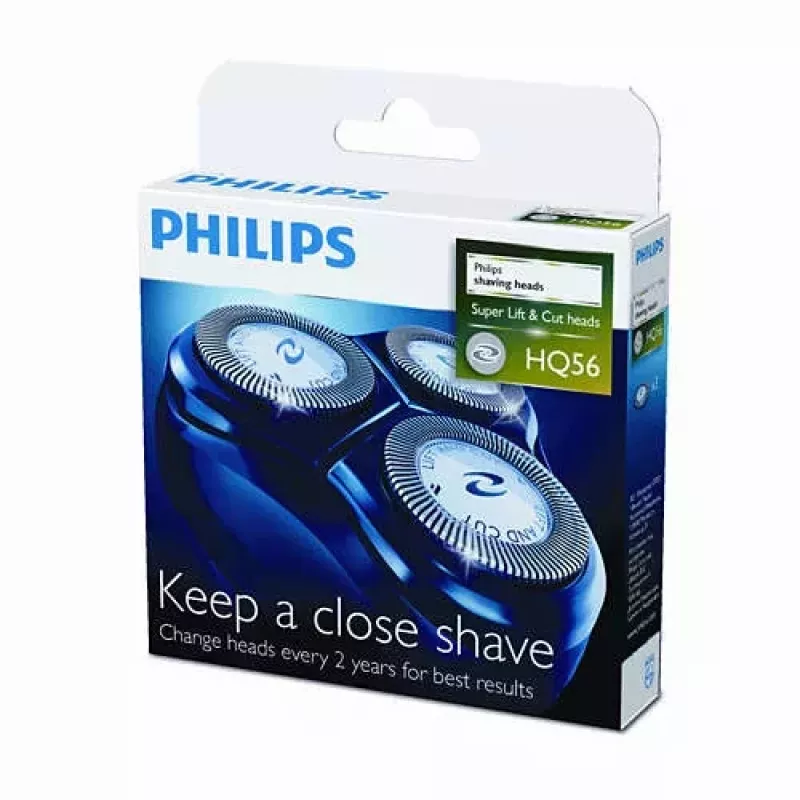 Philips HQ900 serijos skutimosi galvutės HQ56/50 perdirbamos CloseCut pakaitinės skustuvo galvutės