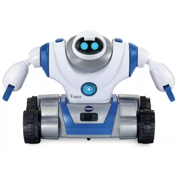 VTech V-Bot, Berniukas/Mergaitė, 5 m., Garsinis VTech V-Bot. Baterijos tipas: AA. Produkto spalva: Juoda, Mėlyna, Balta
