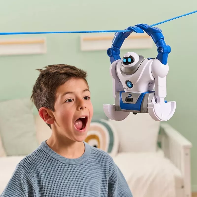 VTech V-Bot, Berniukas/Mergaitė, 5 m., Garsinis VTech V-Bot. Baterijos tipas: AA. Produkto spalva: Juoda, Mėlyna, Balta