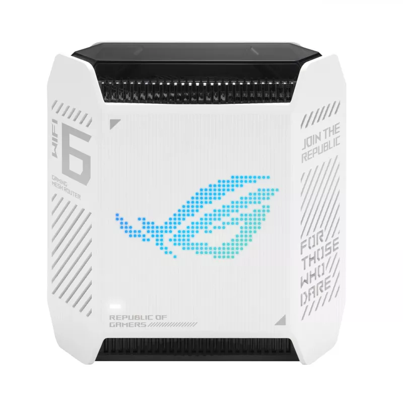 ASUS ROG Rapture GT6 Tri-band (2.4 GHz / 5 GHz / 5 GHz) Wi-Fi 6 (802.11ax) Balta 4 vidinės