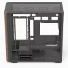 Mini Tower PC Aerocool D301A Juoda Wood ATX maitinimo šaltinis