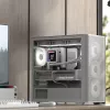 Mini Tower PC Aerocool D301A Juoda Wood ATX maitinimo šaltinis