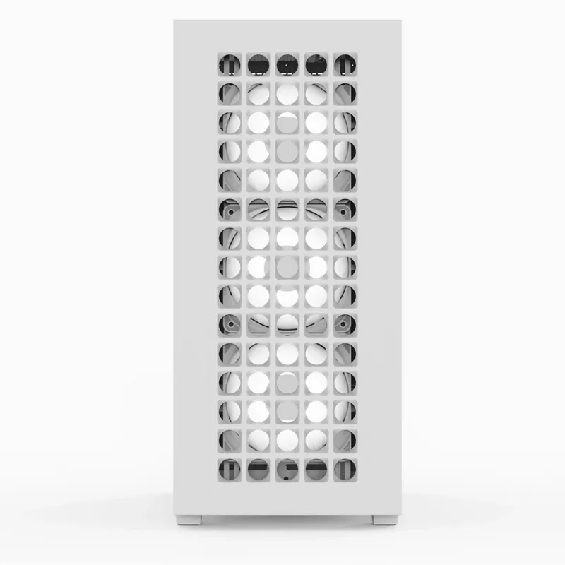 Aerocool D502A Midi Tower baltas