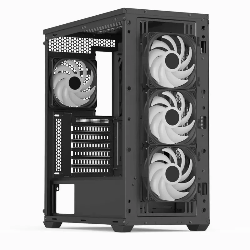 Aerocool D502A Midi Tower juodas