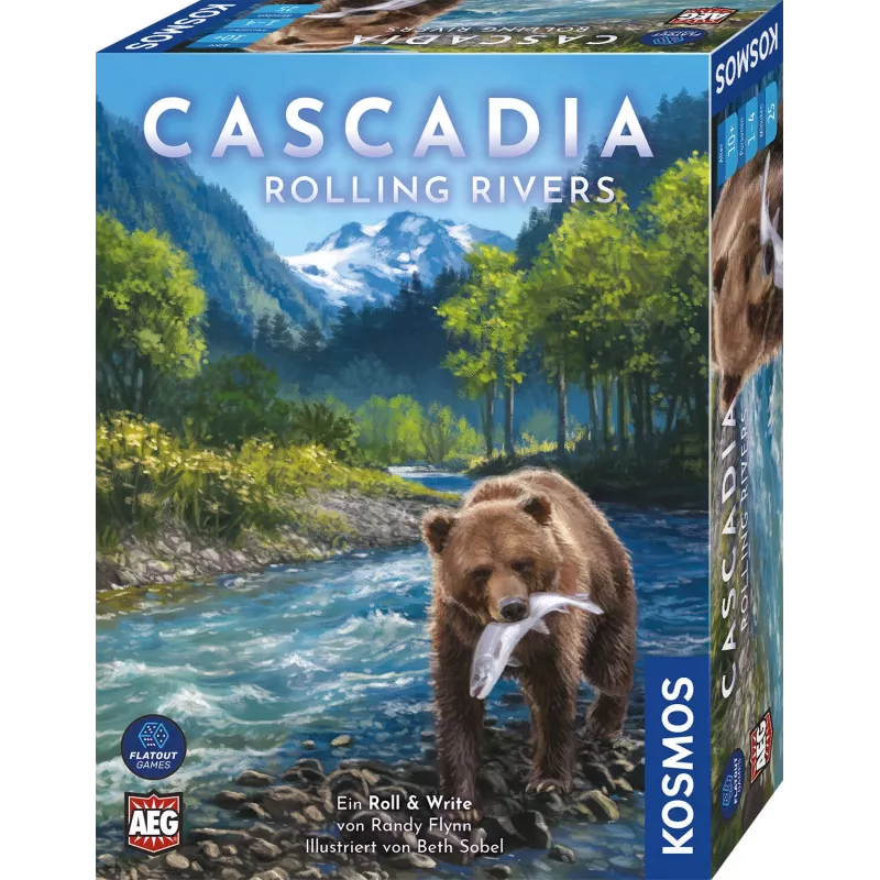 Kosmos Cascadia Rolling Rivers 30 min Stalo žaidimas Strategija