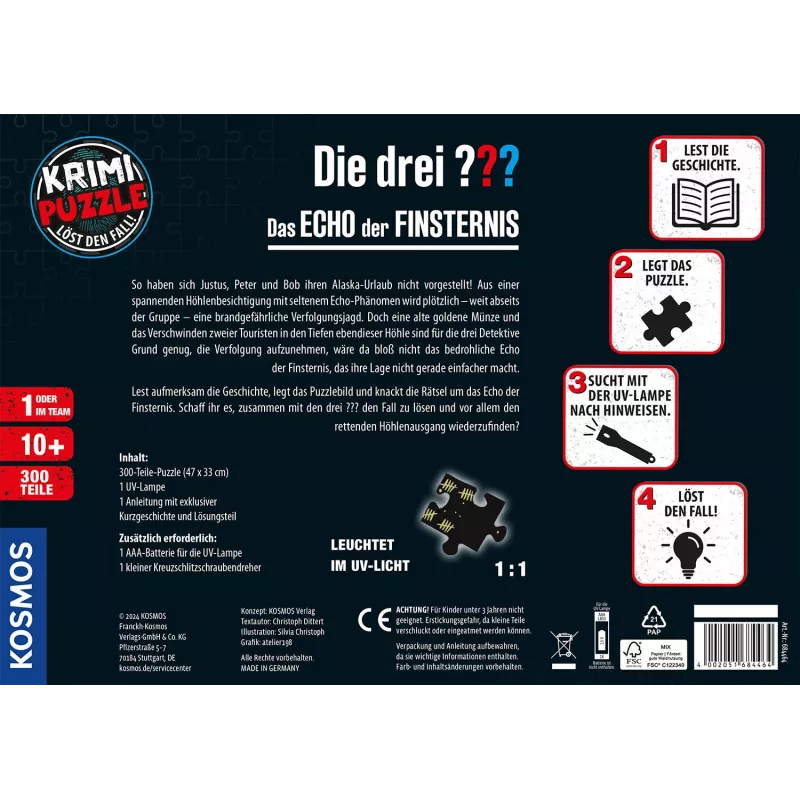 Kosmos 68446 Dėlionė 300 vnt. Detektyvas