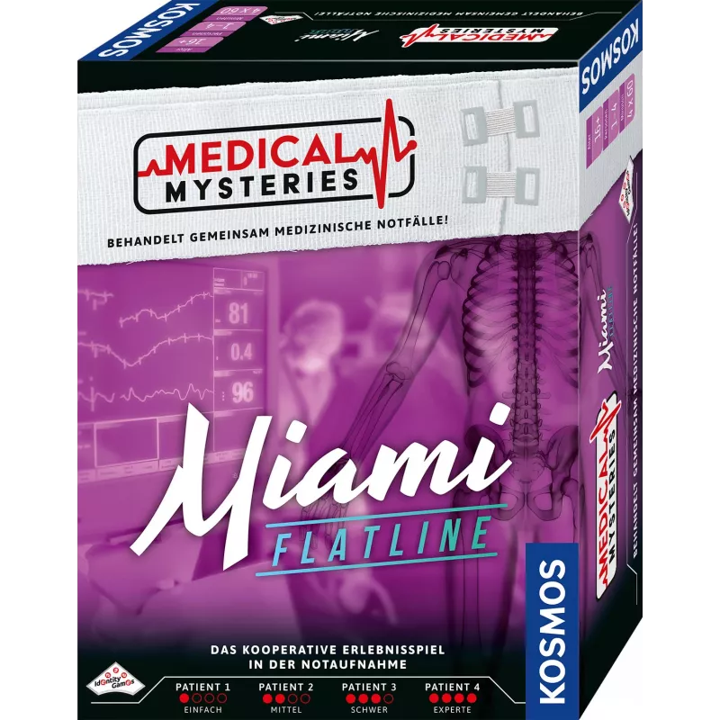Kosmos Medical Mysteries - Miami Flatline 60 min Stalo žaidimas Išskaičiavimas
