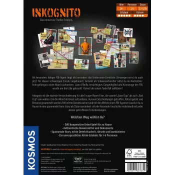 Kosmos Masters of Crime - Inkognito 150 min stalo žaidimas Detektyvas