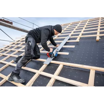 Bosch GKS 18V-57-2 GX 16,5 cm Juoda, Mėlyna 5000 aps./min.