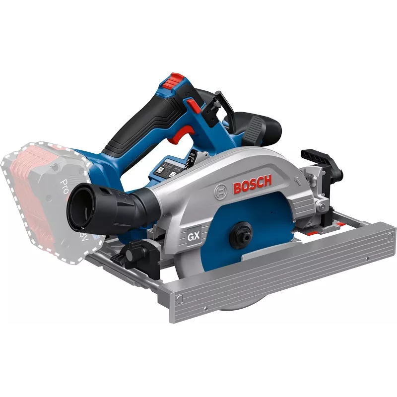 Bosch GKS 18V-57-2 GX 16,5 cm Juoda, Mėlyna 5000 aps./min.