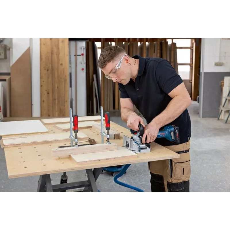 Bosch GFF 18V-22 Professional kampinis rankinis šlifuoklis 11000 aps./min Juoda, Mėlyna