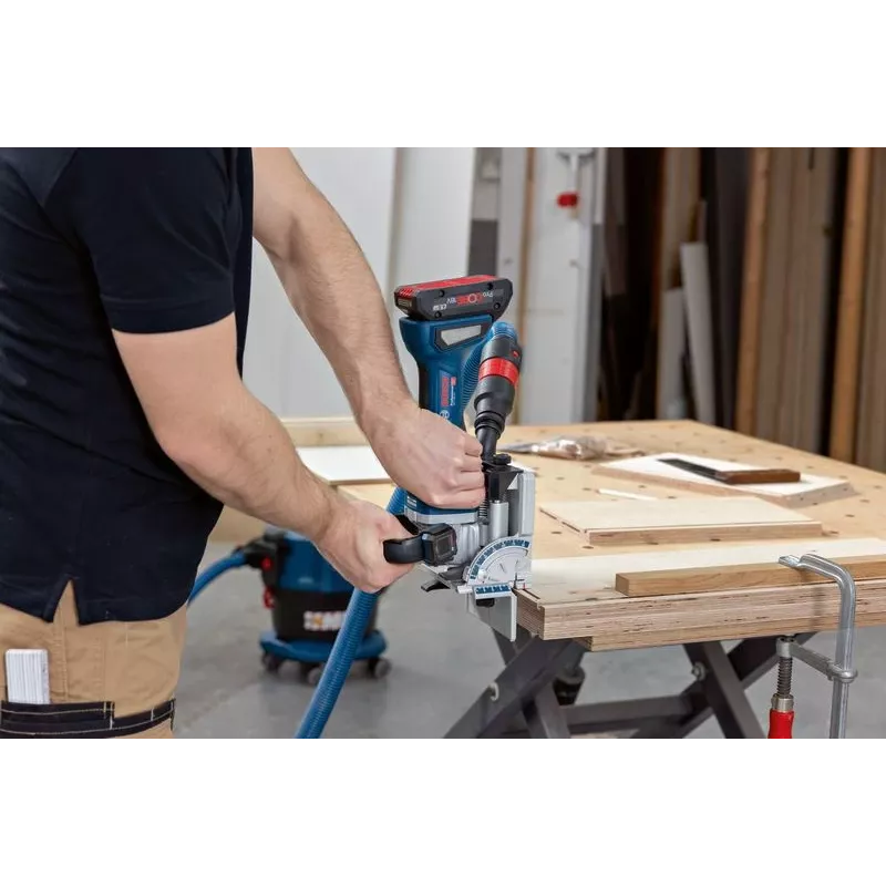 Bosch GFF 18V-22 Professional kampinis rankinis šlifuoklis 11000 aps./min Juoda, Mėlyna