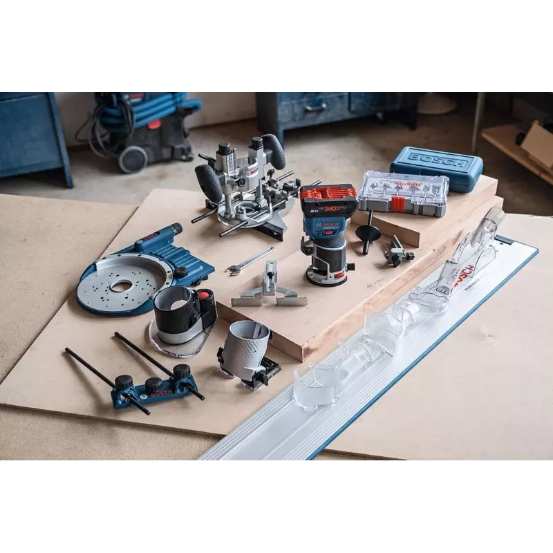 Bosch GKF 18V-8 juoda, mėlyna 30000 aps./min.