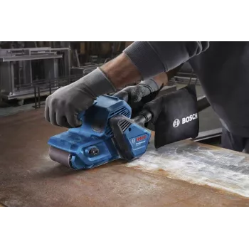Bosch GBS 750 Professional juostinis šlifuoklis, juoda, mėlyna, 850 W