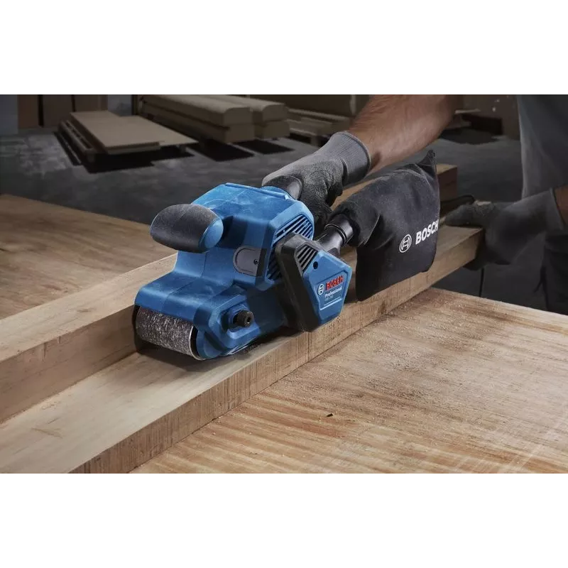 Bosch GBS 750 Professional juostinis šlifuoklis, juoda, mėlyna, 850 W